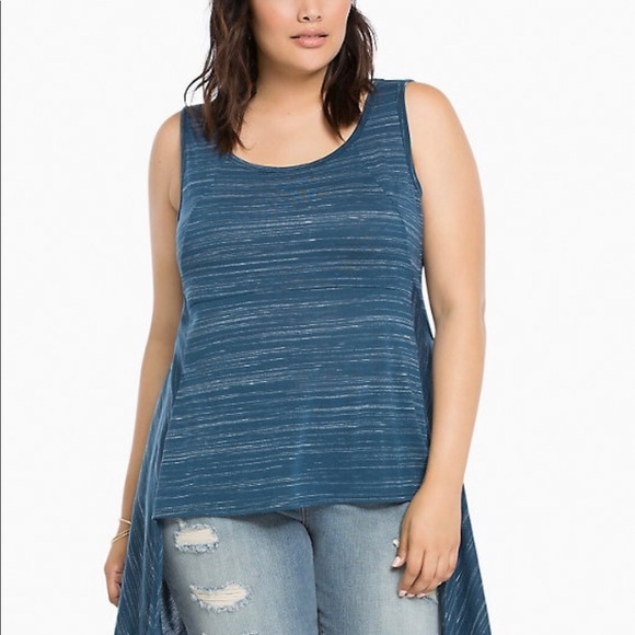 torrid Tops - Speckle Hi-Lo Tank Top